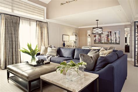 navy couch living room ideas